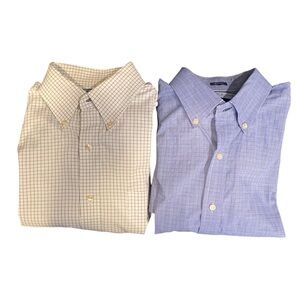 Tommy Hilfiger lot of 2 button up shirts size 16 large
